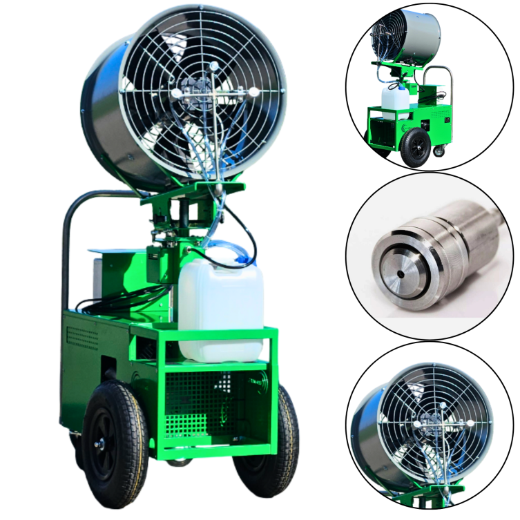 Zamgławiacz E-PRO TURBO V2 WOJM 2.2/500/3GKHZNT głęboki wentylator kanałowy
